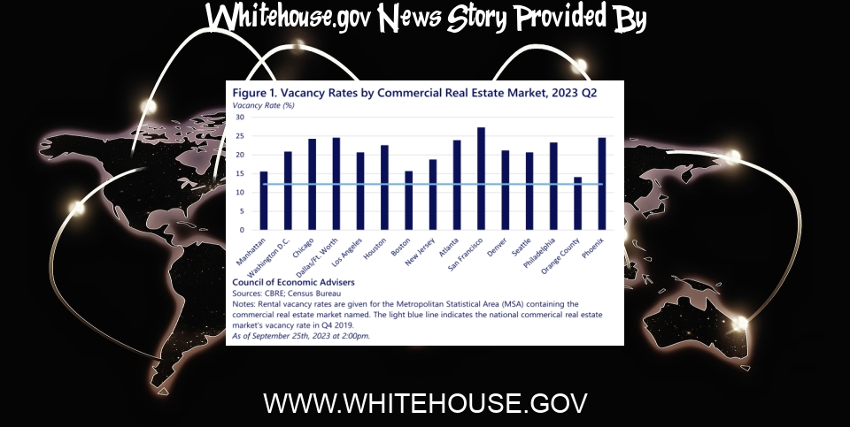 White House News: Commercial-to-residential Conversion: Addressing Office Vacancies | CEA - The White House